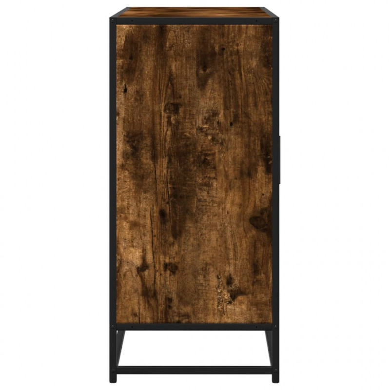 Szafka, przydymiony dąb, 92x35x76 cm, materiał drewnopochodny