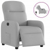 Elektryczny fotel rozkładany Cloud Grey Fabric