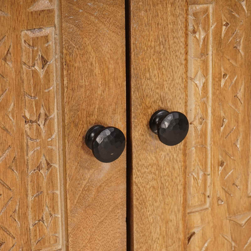 Zestaw mebli łazienkowych 2 pcs Brązowy Materiał drewnopochodny
