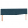 Łóżko typu Box Spring z materacem Ciemnoniebieski 200x220 cm