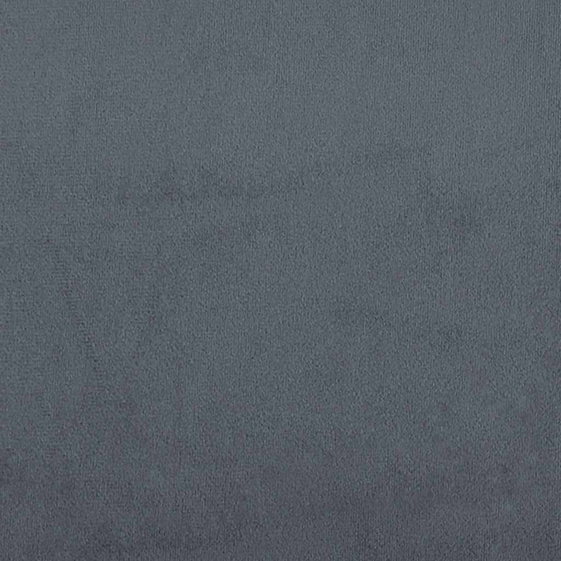 Łóżko kontynentalne z materacem, ciemnoszary aksamit, 80x220 cm