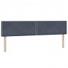 Łóżko typu Box Spring z materacem Ciemnoszary 200x220cm Aksamit
