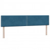 Łóżko typu Box Spring z materacem Ciemnoniebieski 200x220 cm