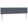Łóżko typu Box Spring z materacem Ciemnoszary 200x220cm Aksamit