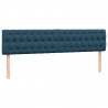 Łóżko typu Box Spring z materacem Ciemnoniebieski 200x220 cm