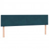 Łóżko typu Box Spring z materacami Ciemnoniebieski 200x220 cm