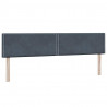 Łóżko typu Box Spring z materacami Ciemnoszary 200x220 cm