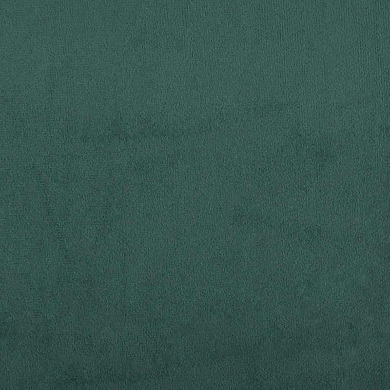 Łóżko kontynentalne z materacem ciemnozielony aksamit 80x210 cm