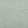Łóżko kontynentalne z materacem, jasnoszare, aksamit, 100x220cm