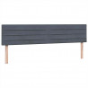 Łóżko typu Box Spring z materacem Ciemnoszary 200x220cm Aksamit