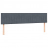 Łóżko typu Box Spring z materacem Ciemnoszary 200x220cm Aksamit