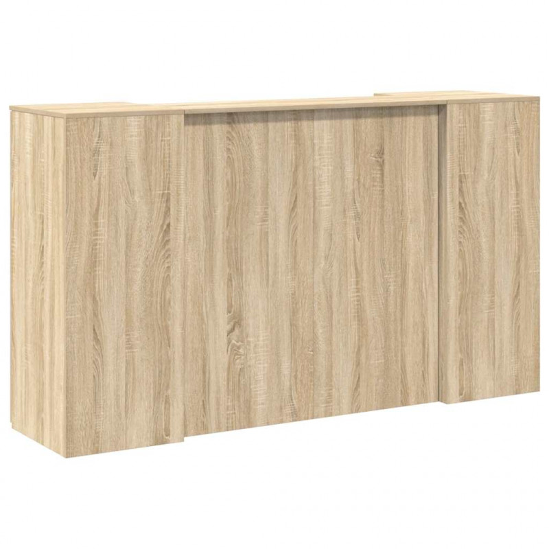 Biurko recepcyjne dąb sonoma 180x50x103,5 cm Drewno klejone