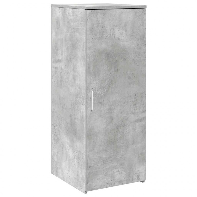 Biurko recepcyjne betonowe szare 135x50x103,5 cm drewno klejone