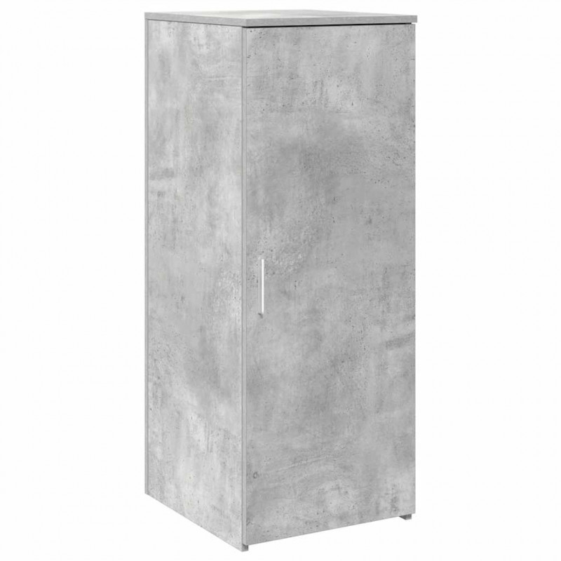 Biurko recepcyjne betonowe szare 180x50x103,5 cm drewno klejone