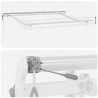 Markiza zwijana Zielony 250 x 200 cm tkanina