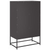 Szafka, czarna, 68x39x111,5 cm, stal