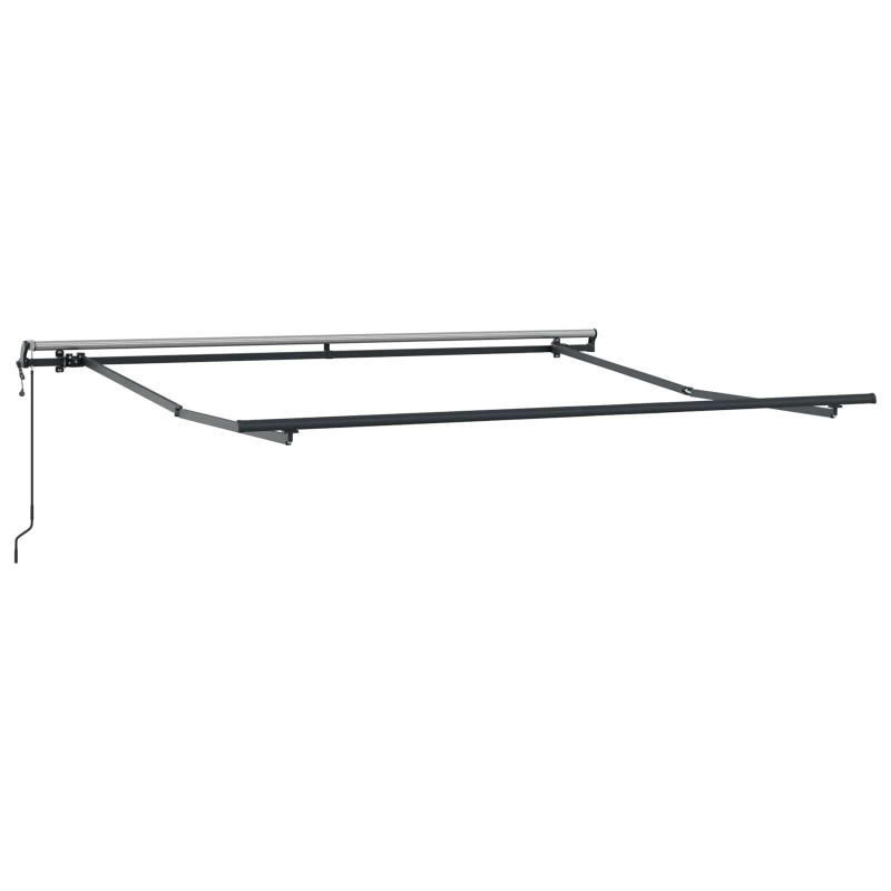 Markiza zwijana Beżowy 300 x 250 cm Tkanina i aluminium