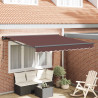 Rama markizy Brązowy 350 x 250 cm Poliester z powłoką PU