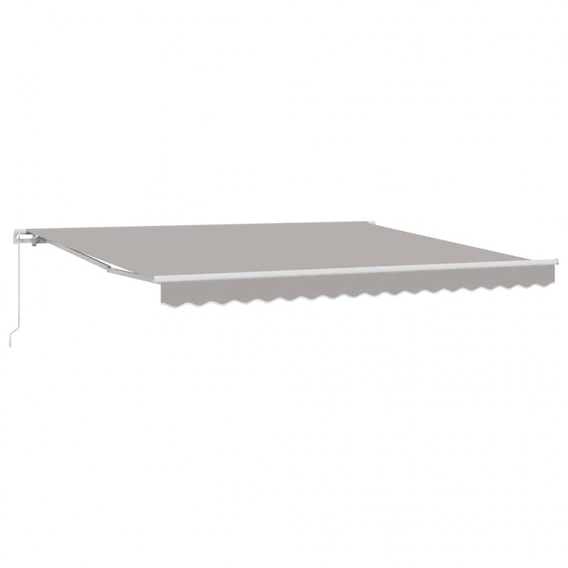 Markiza Jasnoszary 400 x 350 x 165 cm Poliester i Metal
