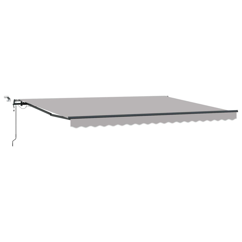 Tkanina Zadaszenia z Jasnoszary 450 × 300 cm Poliester