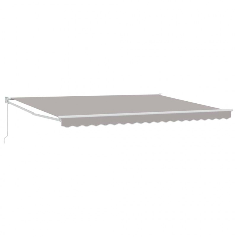 Markiza Jasnoszary 450 x 300 x 165 cm Poliester i Metal