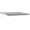 Markiza Jasnoszary 450 x 300 x 165 cm Poliester i Metal