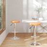 Stołek barowy 2 pcs 31 x 31 x 87 cm Skóra ekologiczna Obrotowy