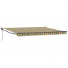 Markiza Zielony i Żółty 450 x 300 x 165 cm Poliester i Metal