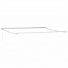 Markiza Zielony i Biały 450 x 300 x 165 cm Poliester i Metal
