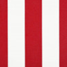 Markiza zwijana Czerwono-biały 450 ×350 cm tkanina