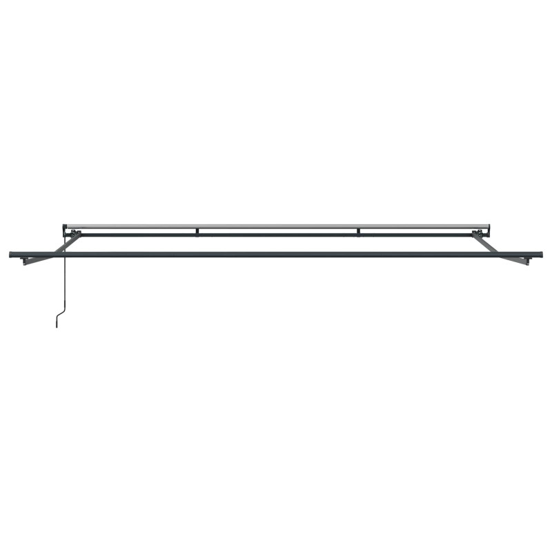 Markiza zwijana Wielokolorowe 450 × 350 cm Poliester i Stal