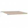 Elektryczna Rozkładana Markiza Beżowy 450 × 350 cm