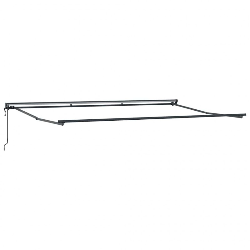 Rama markizy bordowy 500 × 300 cm Poliester z powłoką PU