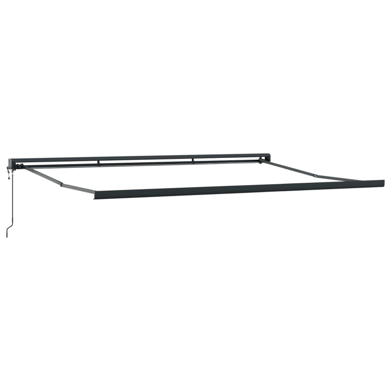 Markiza Biały 500 x 300 x 165 cm Poliester i aluminium