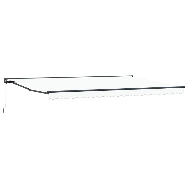 Rama markizy Biały 500 × 300 cm Poliester z powłoką PU