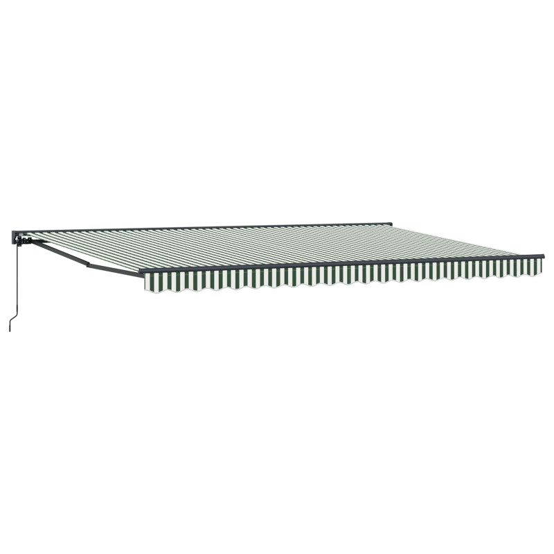 Rama markizy Zielony i Biały 500 × 300 cm