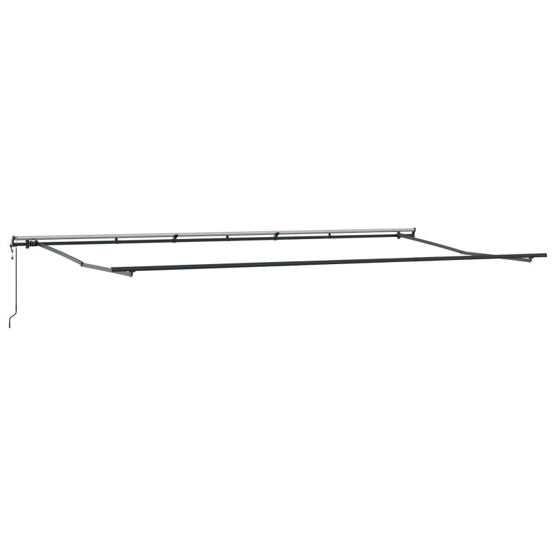 Markiza zwijana Beżowy 600 × 350 cm Tkanina i aluminium