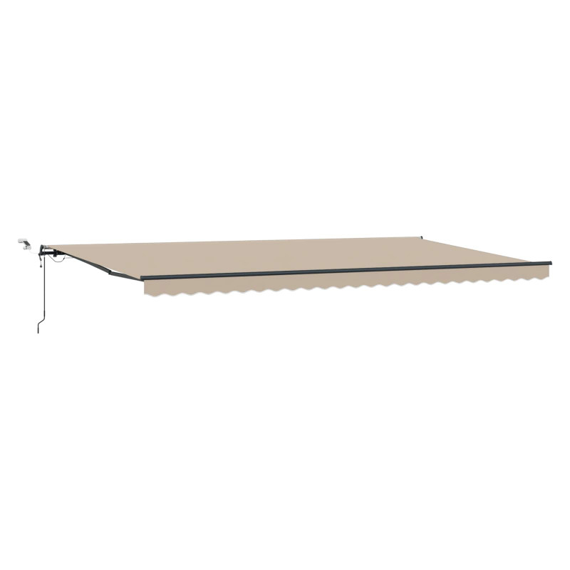 Tkanina Zadaszenia z Beżowy 600 × 350 cm Poliester
