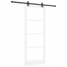 Drzwi przesuwne ORKDAL Biały i czarny 93 x 232 cm