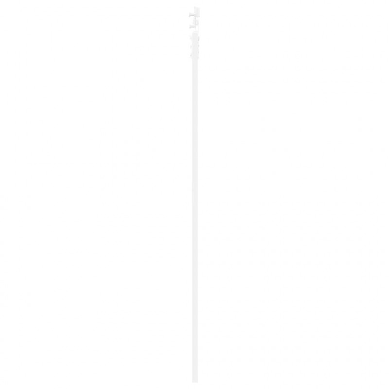 Drzwi przesuwne Biały 83 x 211 cm Lite drewno sosnowe i szkło