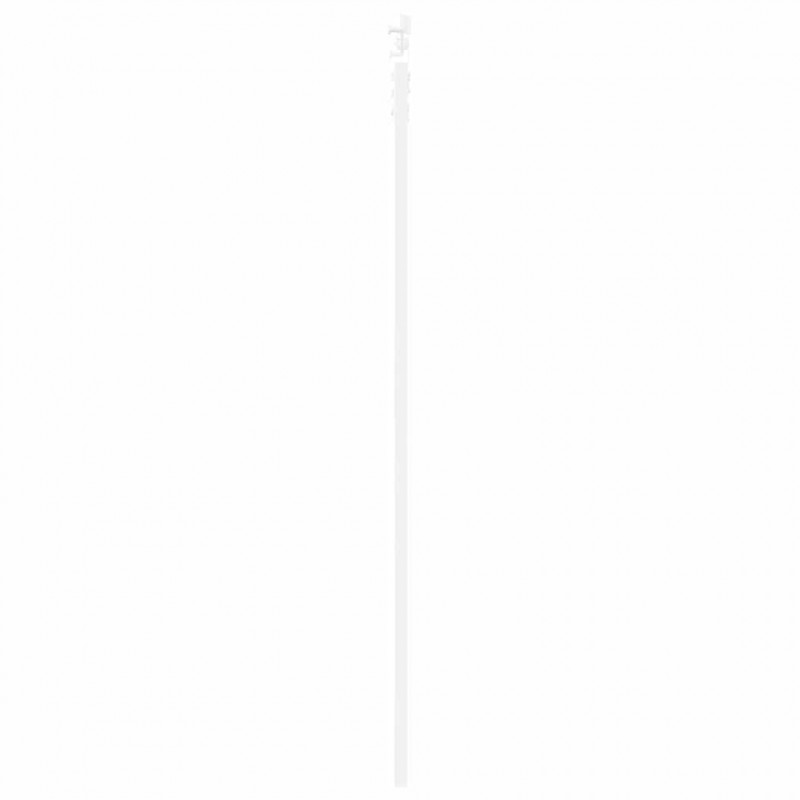 Drzwi przesuwne Biały 93 x 211 cm Lite drewno sosnowe i szkło