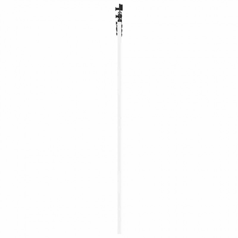 Drzwi przesuwne Biały 61 x 198,5 cm Lite drewno sosnowe i szkło