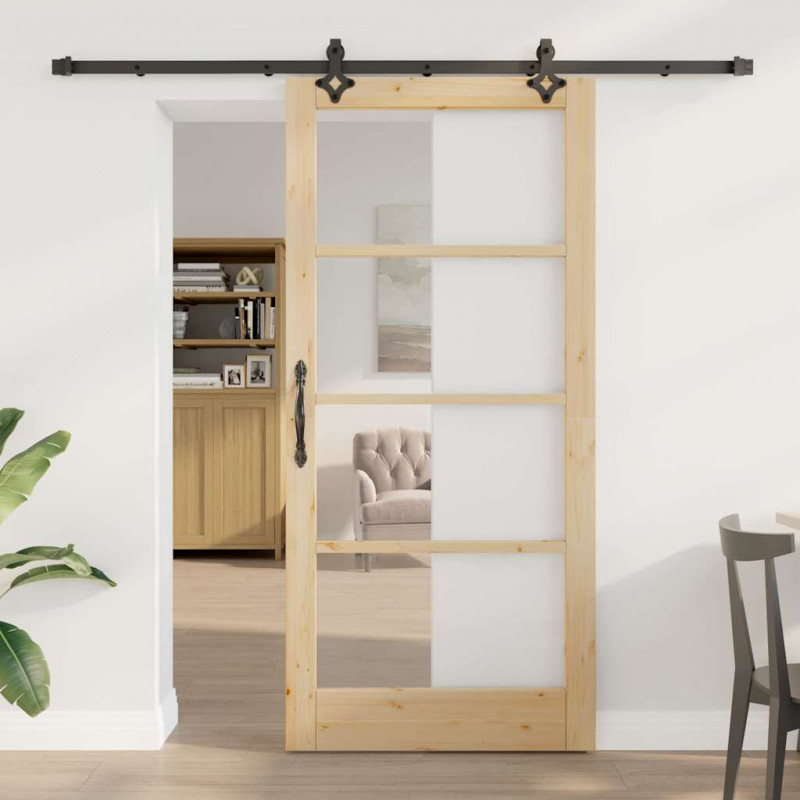 Drzwi przesuwne Naturalny 93 x 202 cm