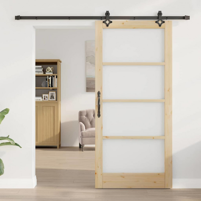 Drzwi przesuwne Naturalny 93 x 202 cm