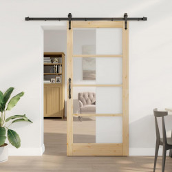 Drzwi przesuwne Naturalny 93 x 202 cm