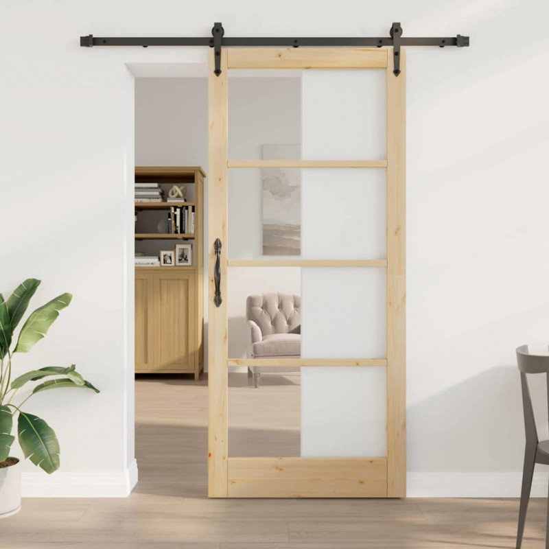 Drzwi przesuwne Naturalny 93 x 211 cm