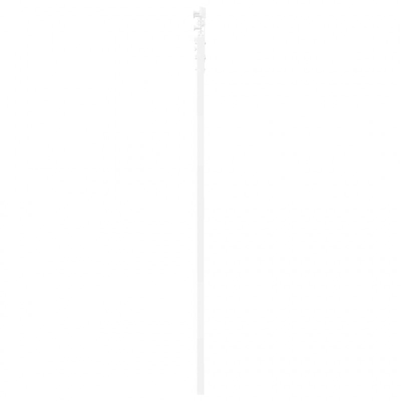 Drzwi przesuwne Biały 61 x 198,5 cm Lite drewno sosnowe i szkło