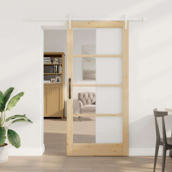 Drzwi przesuwne Naturalny 93 x 202 cm
