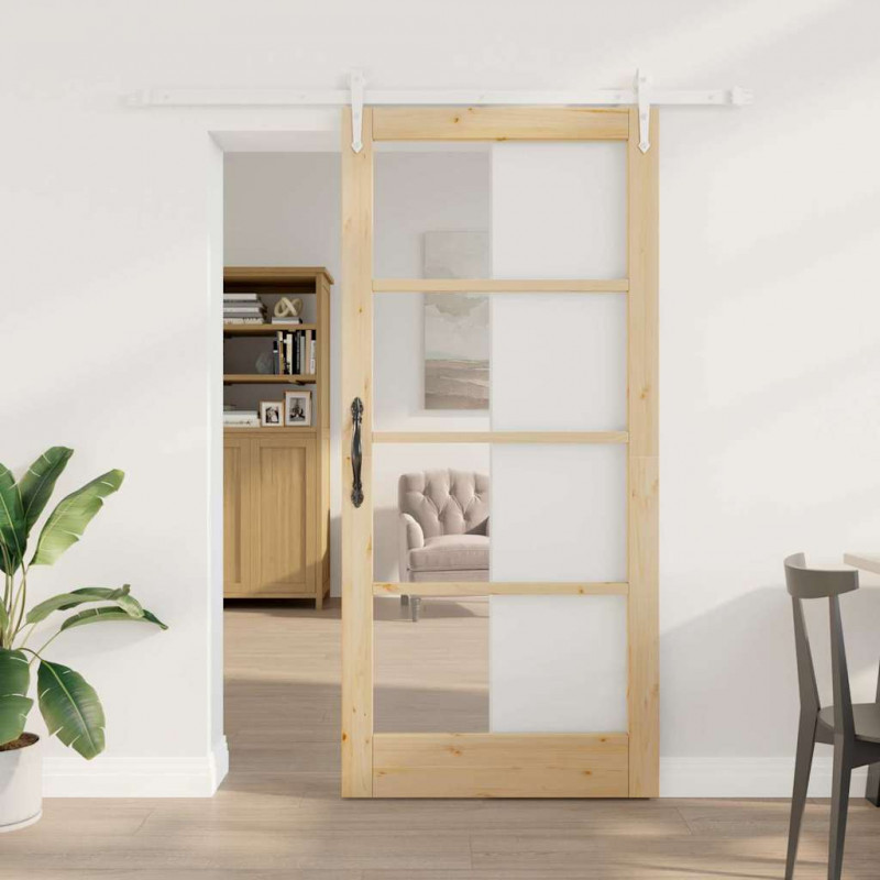 Drzwi przesuwne Naturalny 93 x 202 cm