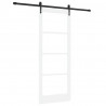 Drzwi przesuwne Biały i czarny 83 x 211 cm